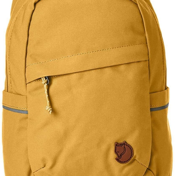 NWT Fjallraven Raven Mini Backpack in Ochre Yellow - Picture 2 of 5